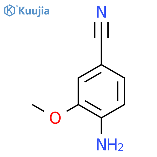 4-Amino-3-methoxybenzonitrile structure