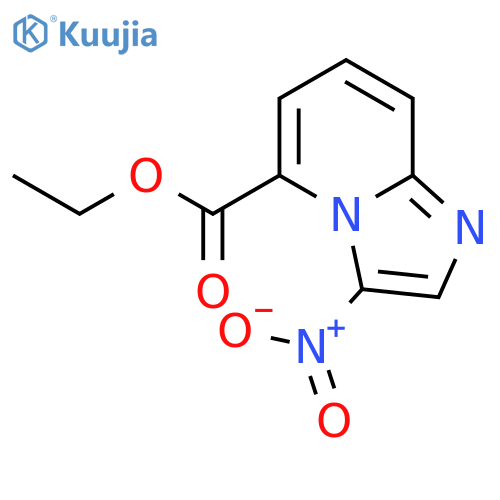 Imidazo[1,2-a]pyridine-5-carboxylic acid, 3-nitro-, ethyl ester structure
