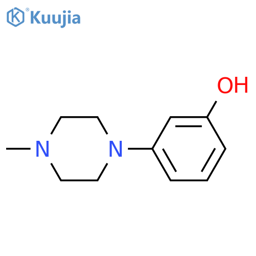 3-(4-METHYLPIPERAZIN-1-YL)PHENOL structure