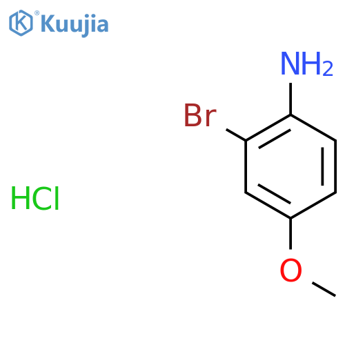 2-Bromo-4-methoxyaniline hydrochloride structure