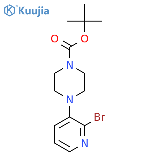 Tert-Butyl 4-(2-bromopyridin-3-yl)piperazine-1-carboxylate structure