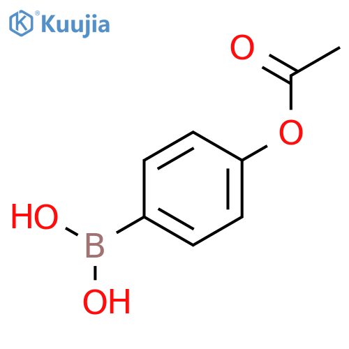 (4-Acetoxyphenyl)boronic acid structure
