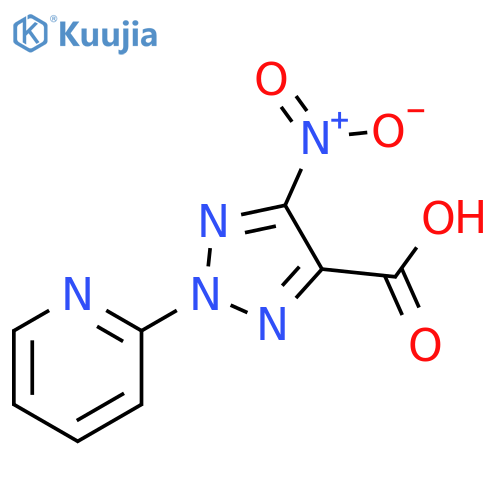 5-Nitro-2-pyridin-2-yl-2H-[1,2,3]triazole-4-carboxylic acid structure