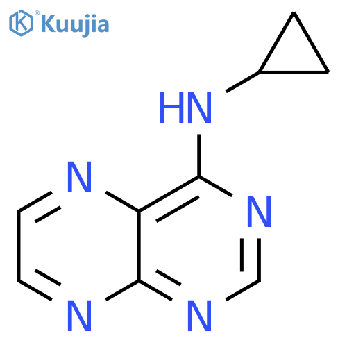 Cyclopropyl-pteridin-4-yl-amine structure