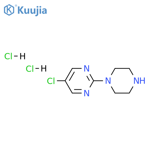 5-Chloro-2-(piperazin-1-yl)pyrimidine dihydrochloride structure