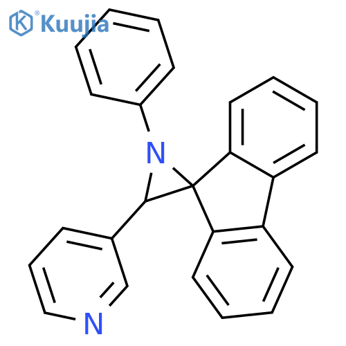 Spiro[aziridine-2,9'-[9H]fluorene], 1-phenyl-3-(3-pyridinyl)- structure