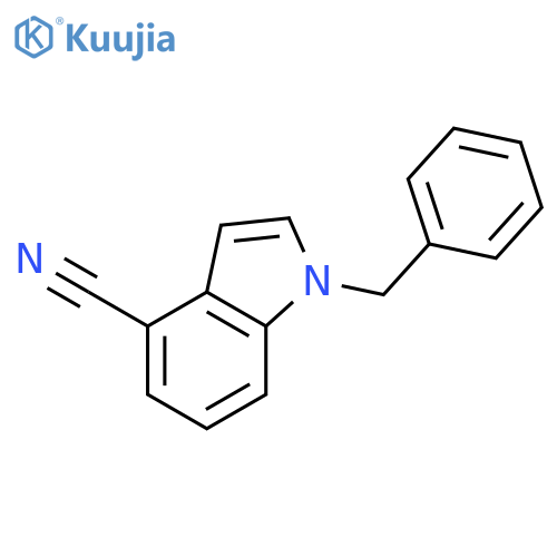 1-Benzyl-1H-indole-4-carbonitrile structure