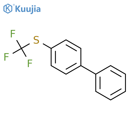 1,1'-Biphenyl,4-[(trifluoromethyl)thio]- structure