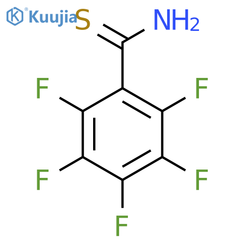 pentafluorobenzene-1-carbothioamide structure