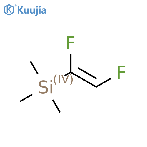 (E)-(1,2-Difluorovinyl)trimethylsilane structure