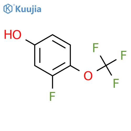 3-Fluoro-4-(trifluoromethoxy)phenol structure