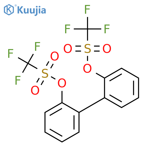 2,2'-bis(trifluoromethanesulfonyloxy)biphenyl structure