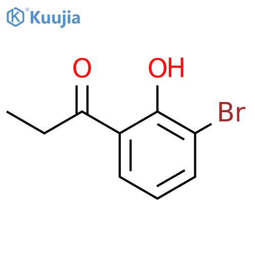 propiophenone, 3'-bromo-2'-hydroxy-, structure