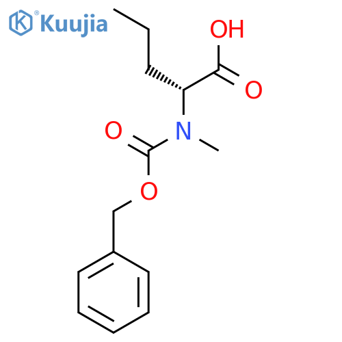 Cbz-N-methyl-D-norvaline structure