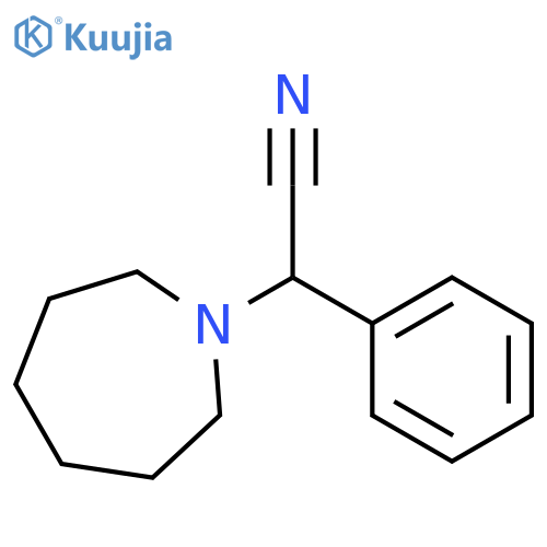 Azepan-1-yl(phenyl)acetonitrile structure