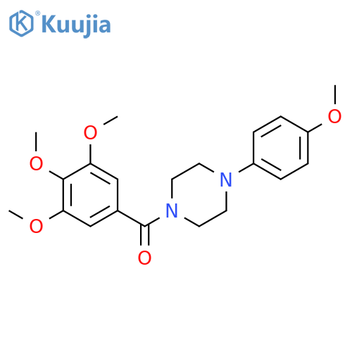 [4-(4-methoxyphenyl)piperazin-1-yl](3,4,5-trimethoxyphenyl)methanone structure