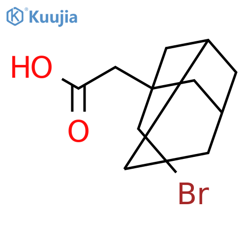 2-(3-bromoadamantan-1-yl)acetic acid structure