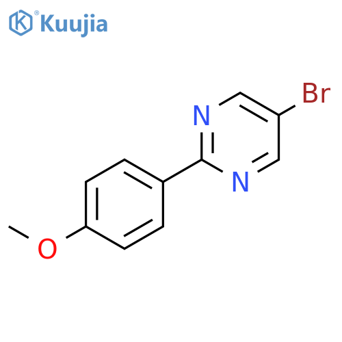 Pyrimidine, 5-bromo-2-(4-methoxyphenyl)- structure