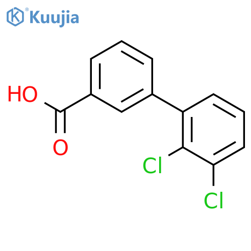 [1,1'-Biphenyl]-3-carboxylicacid, 2',3'-dichloro- structure