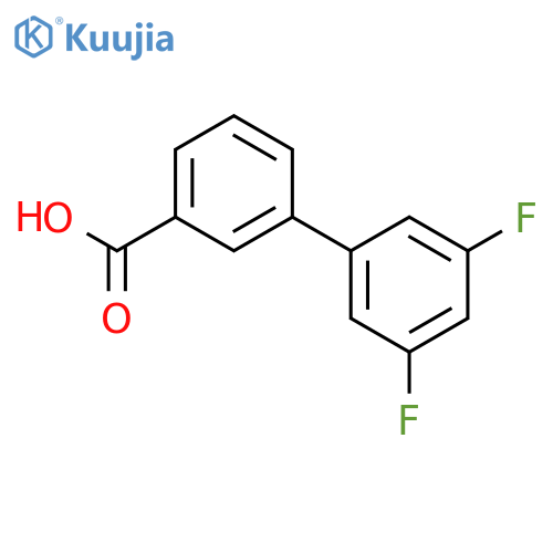 3-(3,5-Difluorophenyl)benzoic Acid structure