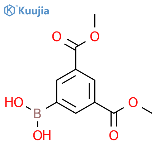 3,5-Bis(methoxycarbonyl)phenylboronic acid structure