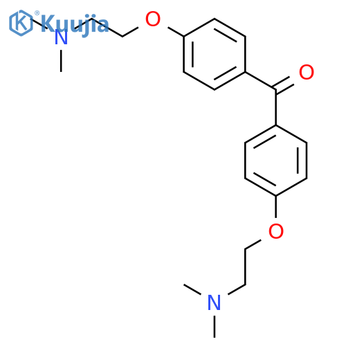 METHANONE, BIS[4-[2-(DIMETHYLAMINO)ETHOXY]PHENYL]- structure