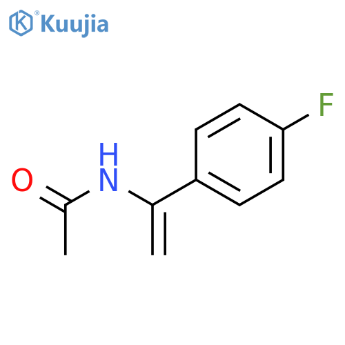 Acetamide, N-[1-(4-fluorophenyl)ethenyl]- structure