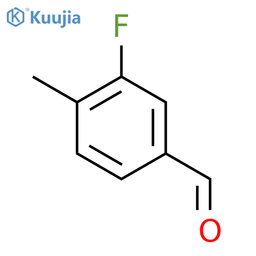 3-Fluoro-4-methylbenzaldehyde structure