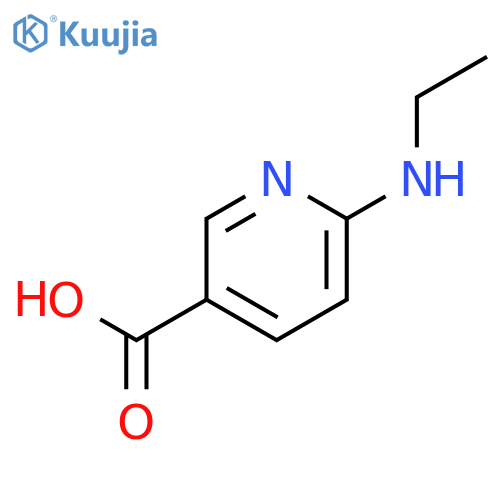 6-(ethylamino)pyridine-3-carboxylic acid structure