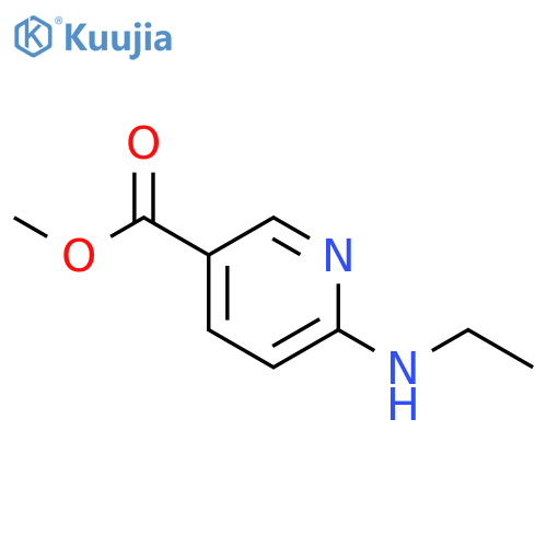 3-Pyridinecarboxylic acid, 6-(ethylamino)-, methyl ester structure