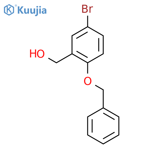 2-Benzylox-5-bromobenzyl alcohol structure