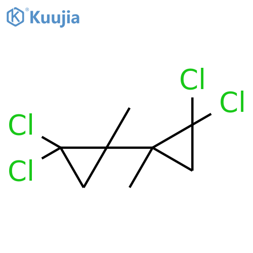1,1'-Bicyclopropyl, 2,2,2',2'-tetrachloro-1,1'-dimethyl- structure