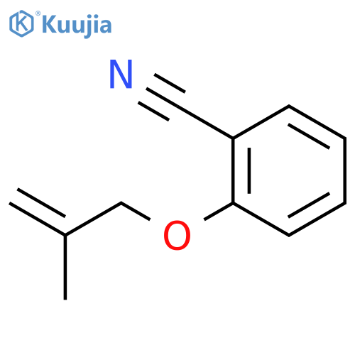 Benzonitrile,2-[(2-methyl-2-propen-1-yl)oxy]- structure