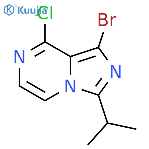 1-bromo-8-chloro-3-(propan-2-yl)imidazo[1,5-a]pyrazine structure