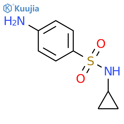 4-Amino-N-cyclopropylbenzenesulfonamide structure