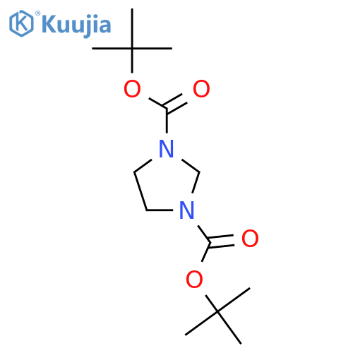 Di-tert-butyl imidazolidine-1,3-dicarboxylate structure