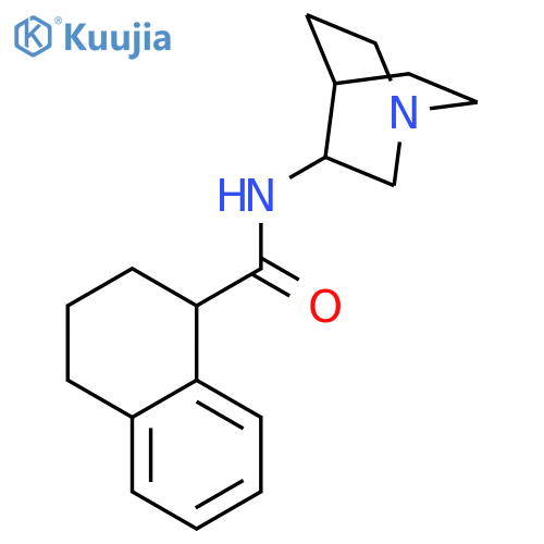 (1S)-N-(3S)-1-Azabicyclo2.2.2oct-3-yl-1,2,3,4-tetrahydro-1-naphthalenecarboxamide structure