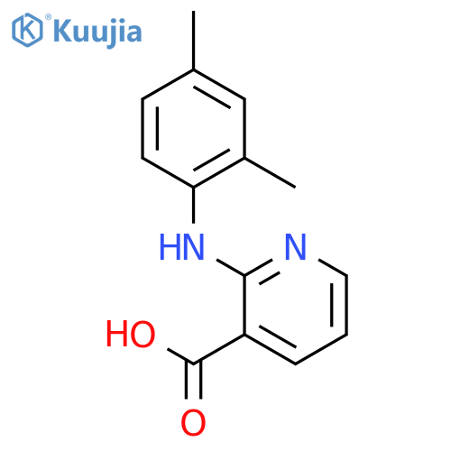 2-(2,4-Dimethylphenyl)aminonicotinic Acid structure