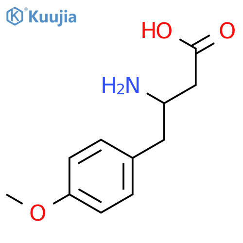 (R)-3-Amino-4-(4-methoxyphenyl)butanoicacid structure