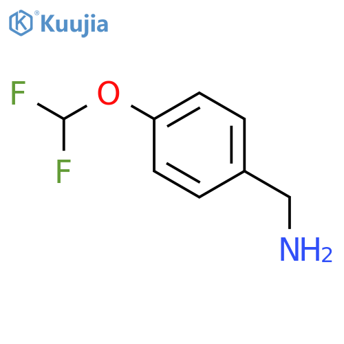 1-[4-(difluoromethoxy)phenyl]methanamine structure