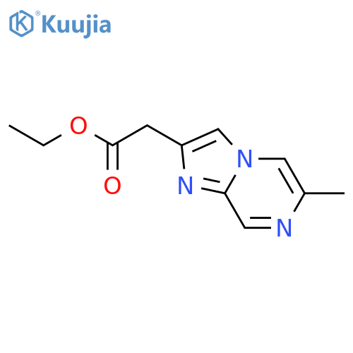 Imidazo[1,2-a]pyrazine-2-acetic acid, 6-methyl-, ethyl ester structure