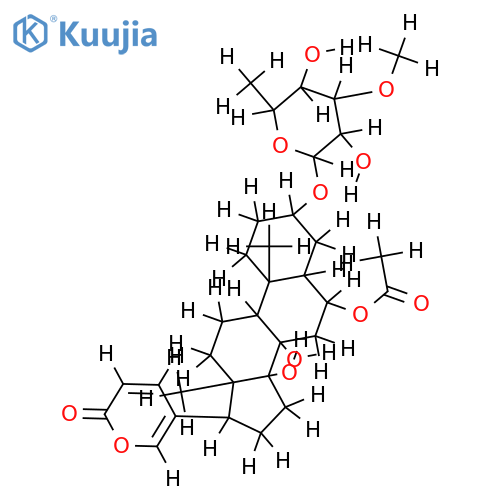 3-O-(6-Deoxy-3-O-methyl-alpha-L-glucopyranoside),6-Ac-3,6,8,14-Tetrahydroxybufa-20,22-dienolide structure