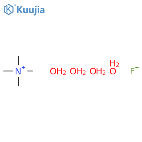 Tetramethylammonium fluoride tetrahydrate structure