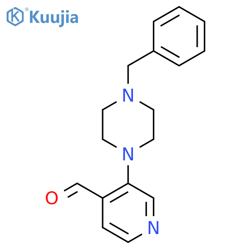 3-(4-Benzylpiperazin-1-yl)isonicotinaldehyde structure