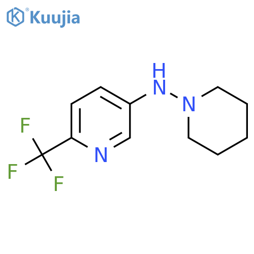 N-Piperidin-1-yl-6-(trifluoromethyl)pyridin-3-amine structure