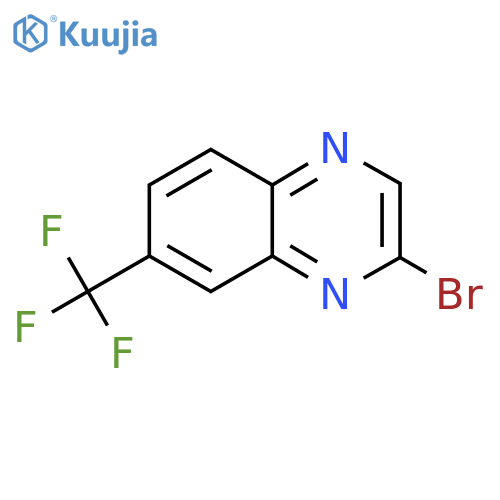 2-Bromo-7-(trifluoromethyl)quinoxaline structure