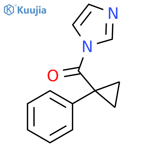 Imidazol-1-yl-(1-phenyl-cyclopropyl)-methanone structure