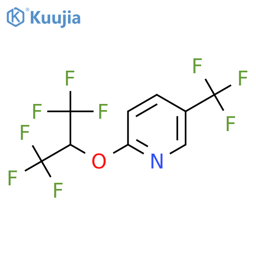 2-(1,1,1,3,3,3-Hexafluoropropan-2-yloxy)-5-(trifluoromethyl)pyridine structure