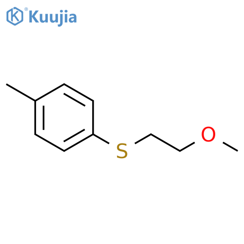 1-(2-Methoxy-ethylsulfanyl)-4-methylbenzene structure