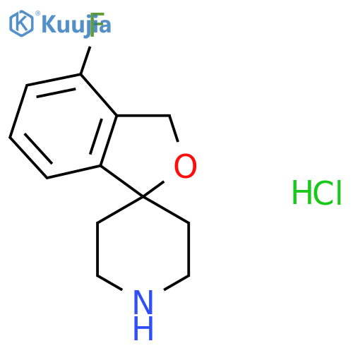 4-Fluoro-3H-spiro[isobenzofuran-1,4'-piperidine] hydrochloride structure